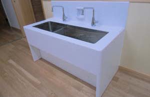 人工大理石手洗い